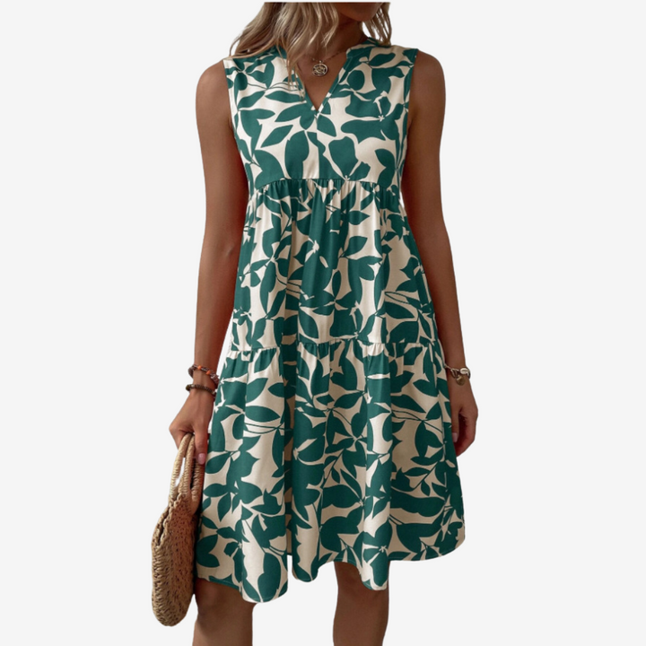 Séraphine™ | Timeless Botanical Print Dress