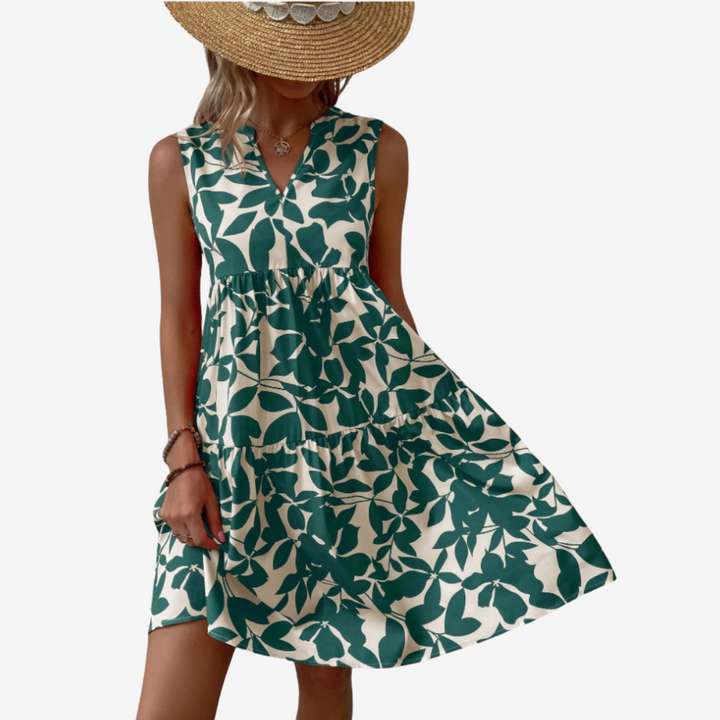 Séraphine™ | Timeless Botanical Print Dress