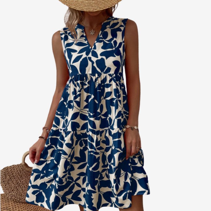 Séraphine™ | Timeless Botanical Print Dress