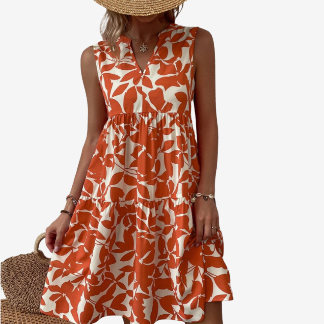 Séraphine™ | Timeless Botanical Print Dress