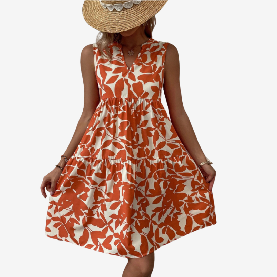 Séraphine™ | Timeless Botanical Print Dress