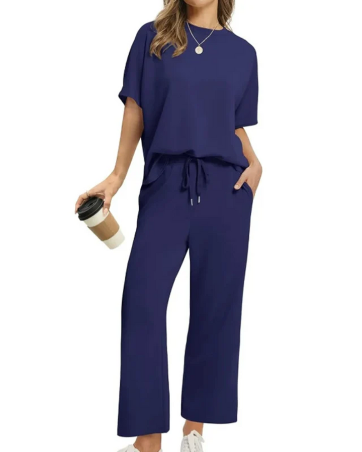 Velora™ | Soft Casual Top & Pants Set