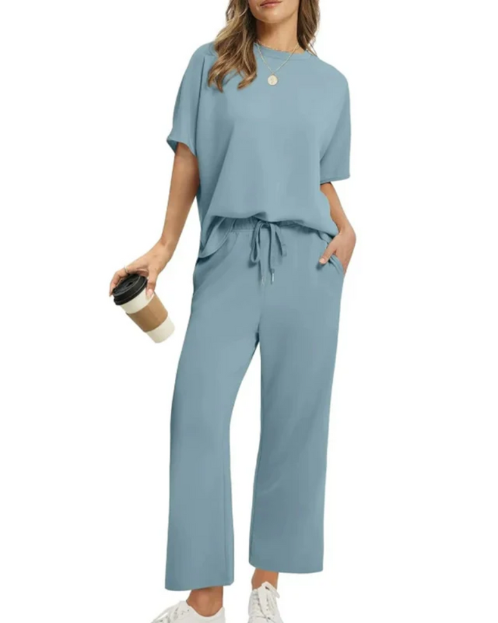 Velora™ | Soft Casual Top & Pants Set