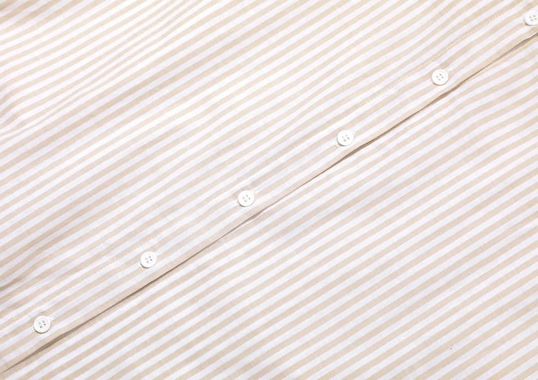 Stripe™ | Long Sleeve Shirt Dress