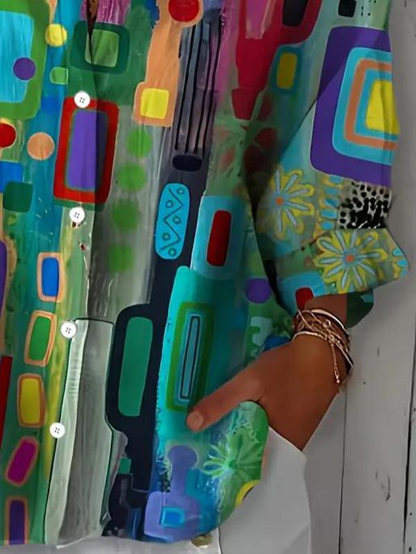 Erivya™ | Refined Pattern Blouse