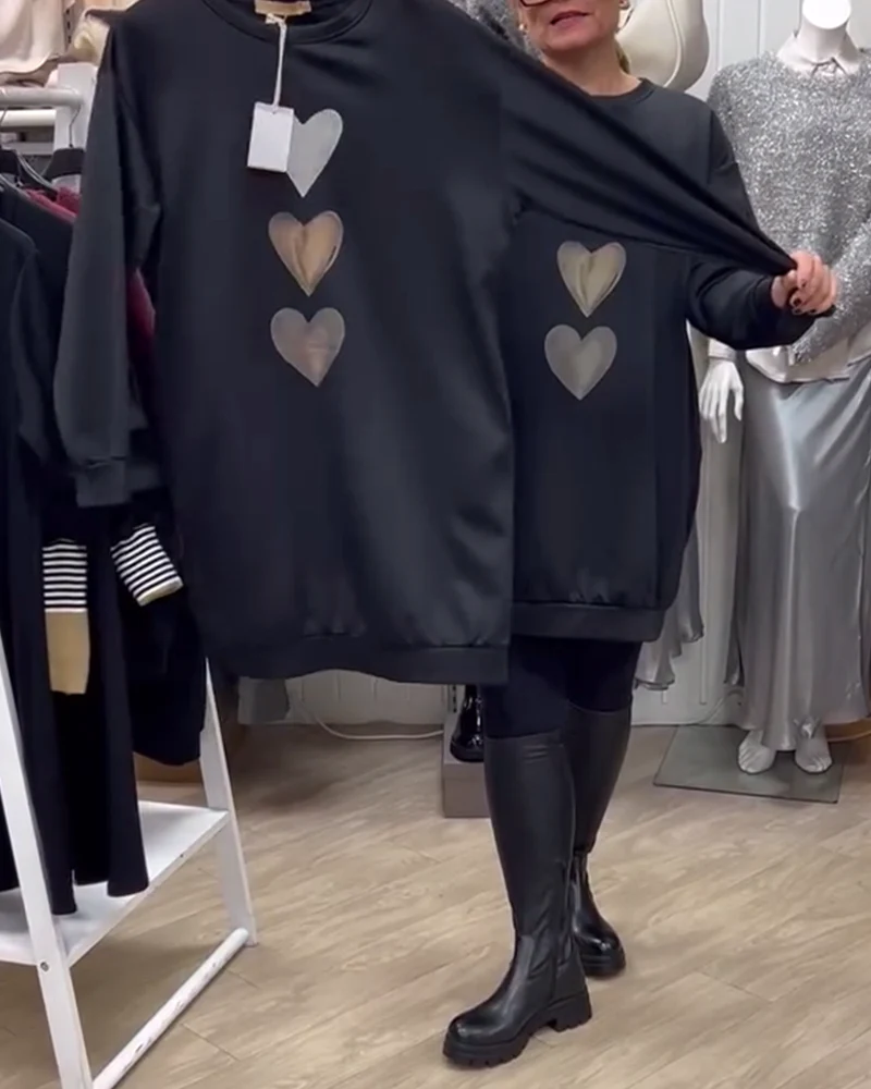 SIANORE - STYLISH HEART SWEATER