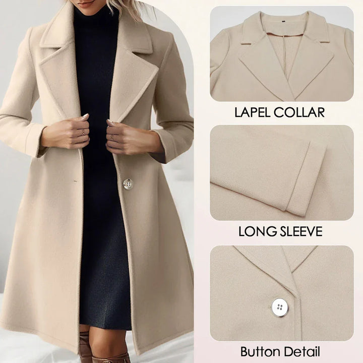 Malayah™ | French Lapel Overcoat