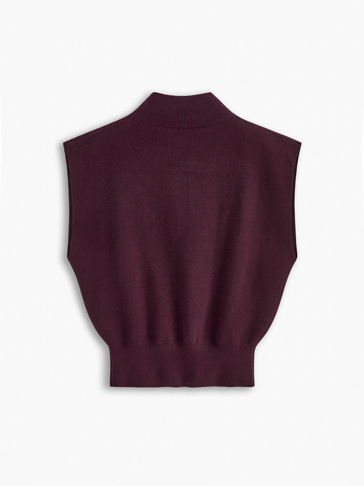 Leisurely Solid Pullover Sweater Vest