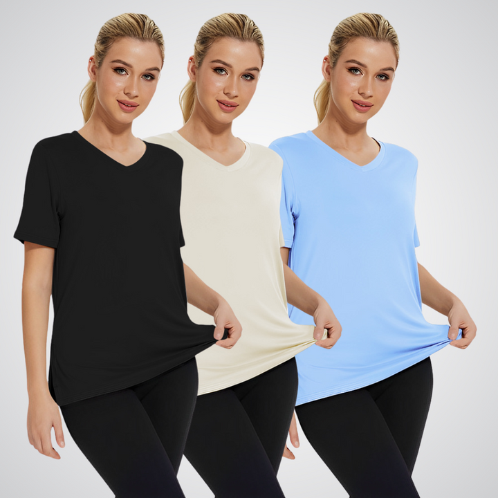 VIONARA™ | Relaxed Everyday Tee – 3 Pack