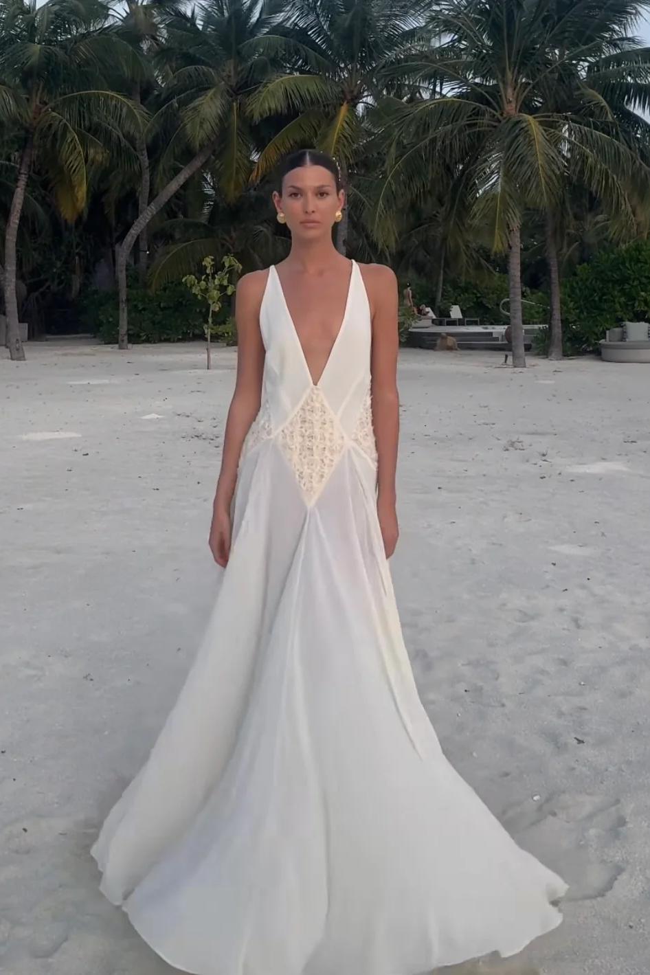 Lavinia™ | Plunging V Maxi Dress