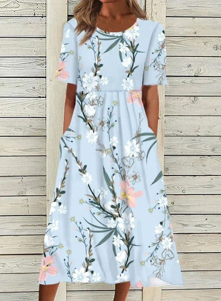 Aria | Floral Breeze Loose Dress