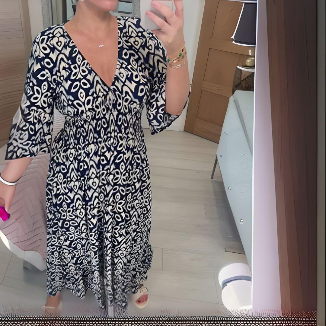 Solana™ | Free-Spirit Print Dress