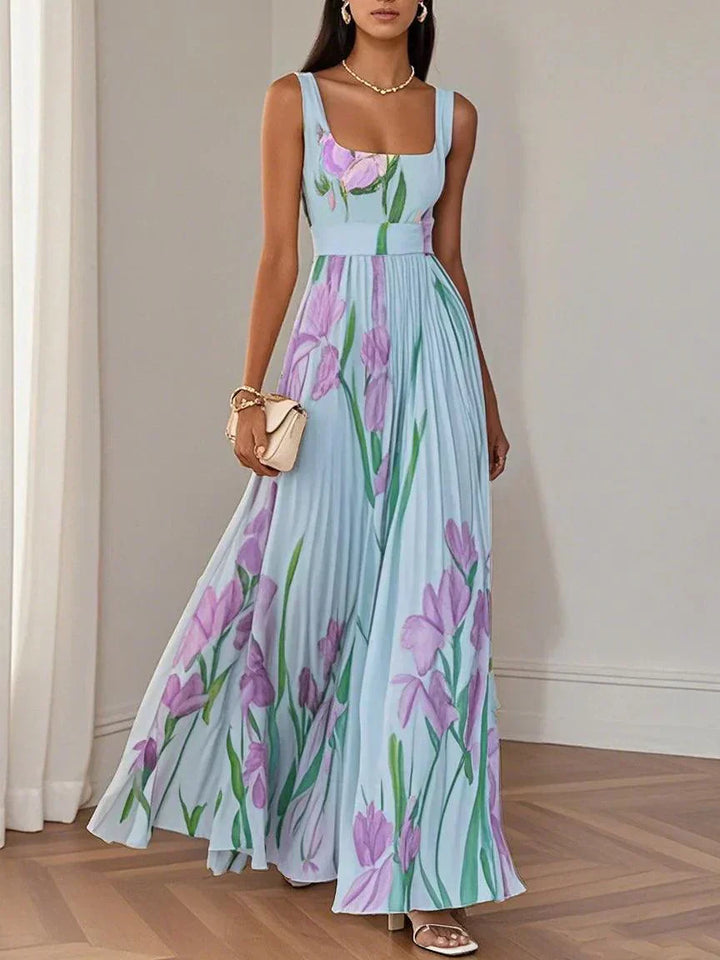 Rayelle™ | Elegant Floral Maxi Dress