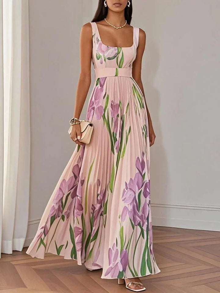 Rayelle™ | Elegant Floral Maxi Dress